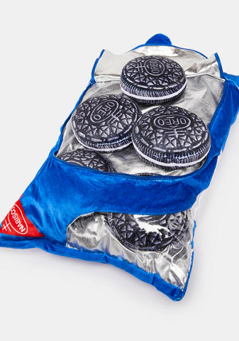 Oreo Cookies Packaging Fleece Pillow