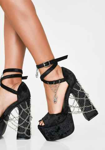 Death Trap Platform Heels