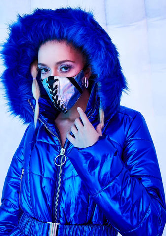 Cold Case Holographic Face Mask