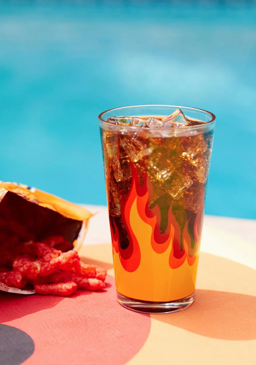 Up In Flames Pint Glass Set