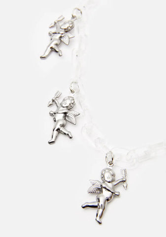 Angel Love Acrylic Necklace