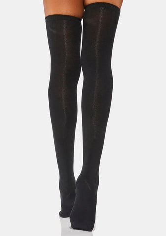 Wicked Count Your Blessings Thigh High Socks