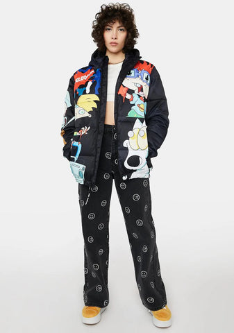 X Nickelodeon Puffer Jacket