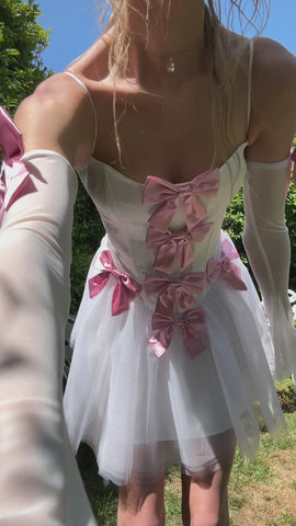 Another Dance Corset Mini Dress