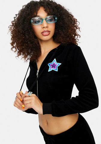 Spacey Waves Star Terry Track Jacket