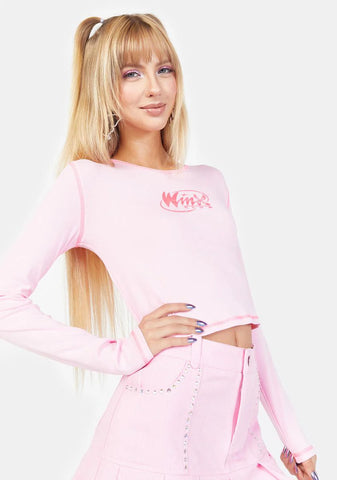 Hand In Mine Long Sleeve Logo Tee