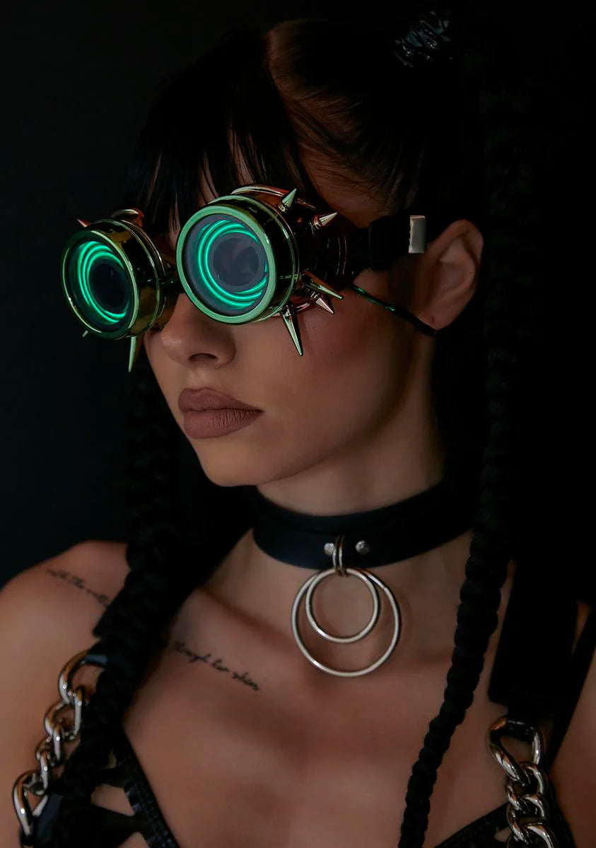 Nuclear Desert Inferno Light Up Goggles