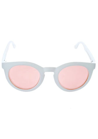 The White TV Eye Sunglasses - Off White