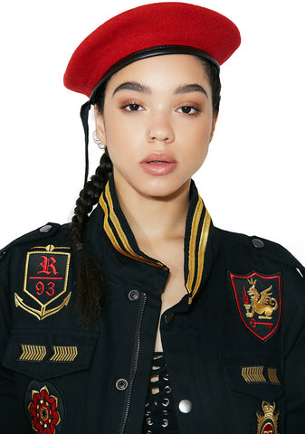 Ruby Wool Monty Beret
