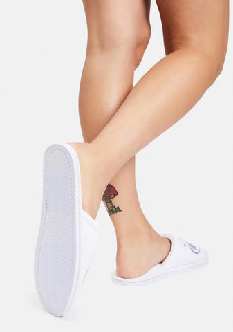 White Sleepover II Slippers