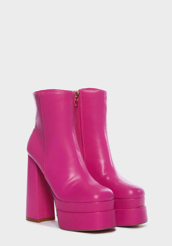 Sweet Local Romance Platform Boots