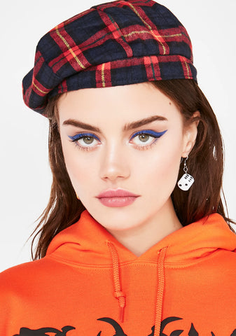 Hellish Uproar Plaid Beret