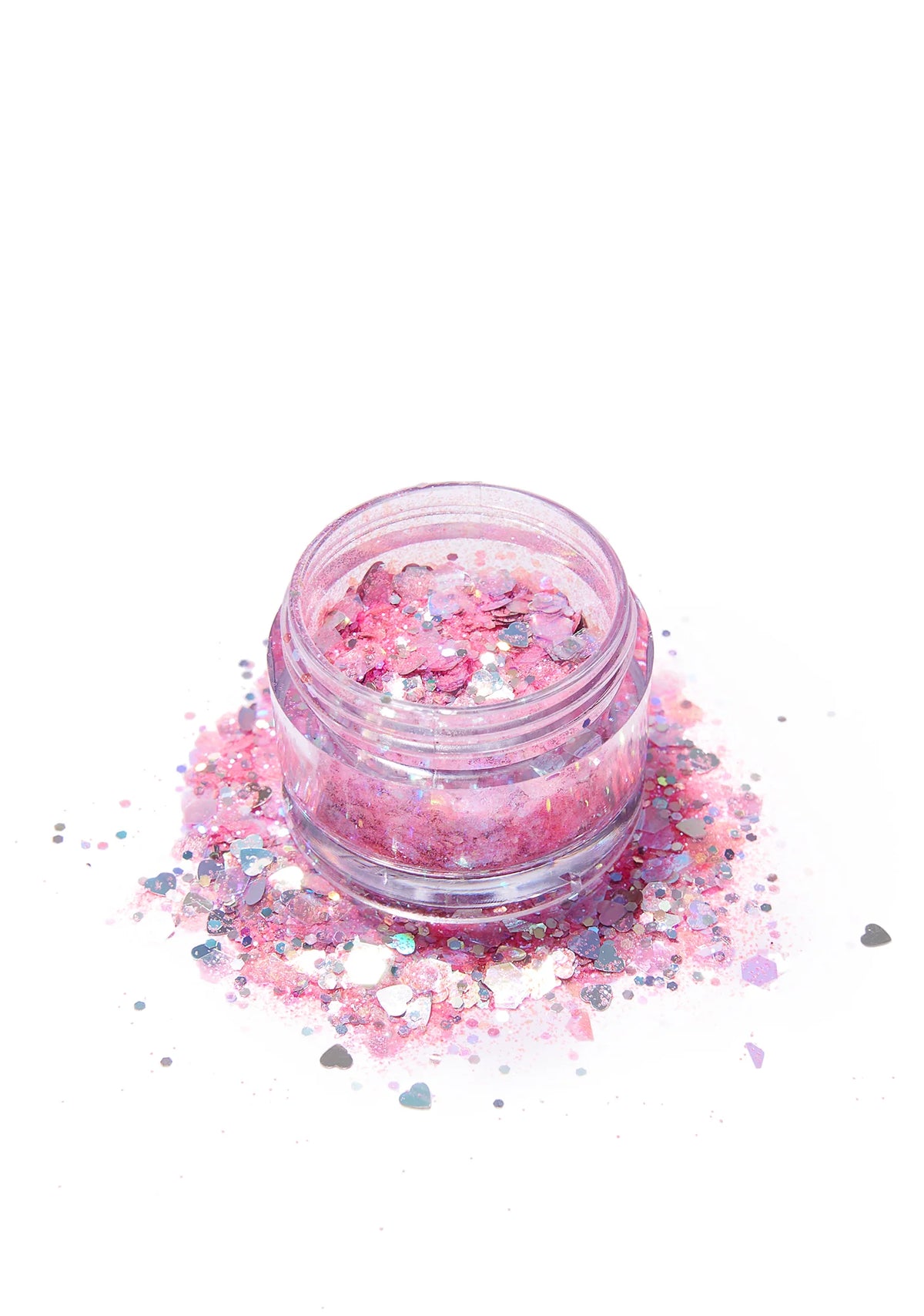 Pink Flamingo Glitter Pot