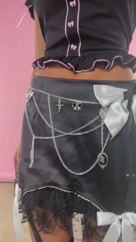 Hauntingly Charming Mini Skirt