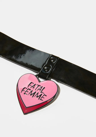 Femme-Powered Heart Choker