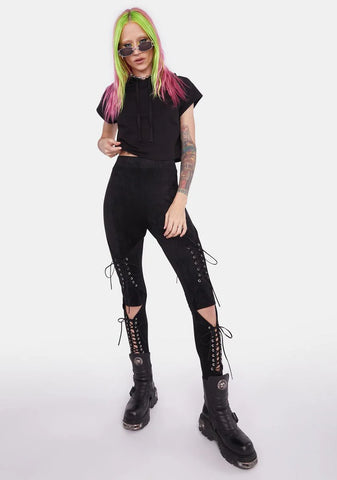 It's Never Enough Cropped Hoodie