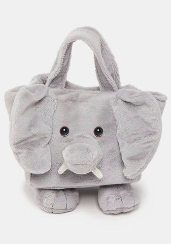 Gray Elephant Handbag