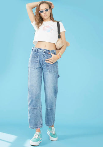 Day Trip Wide Leg Jeans