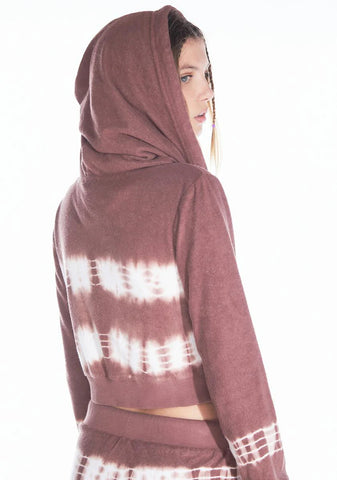 Talk To The Hand Crop Hoodie