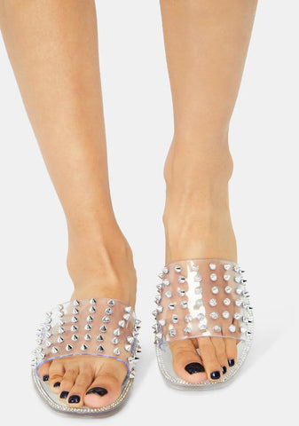 Clearly Such A Stud Spiky Slides