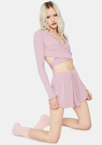 Violet Secret Rendezvous Shorts Set