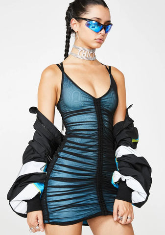 Swipe Right Mesh Dress