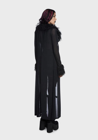 Sound Of Us Mesh Maxi Jacket