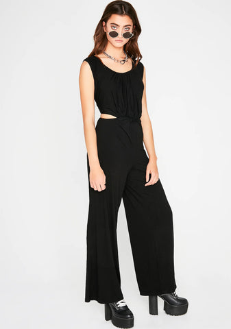 Just A Peek Cut-Out Jumpsuit