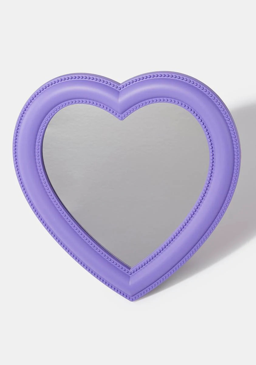Royal Mirror Kisses Heart Shaped Mirror