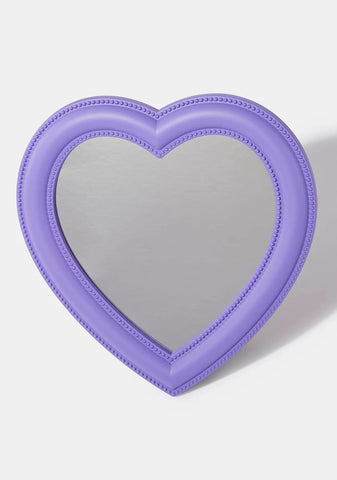 Royal Mirror Kisses Heart Shaped Mirror