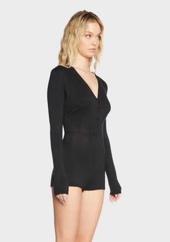 Wicked Wild Instincts Long Sleeve Romper