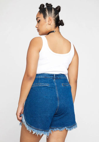 Babe Don't Come Knocking Denim Shorts