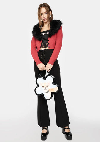 Rose Without Thorns Crop Cardigan