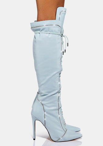 Stop The Drama Stiletto Boots