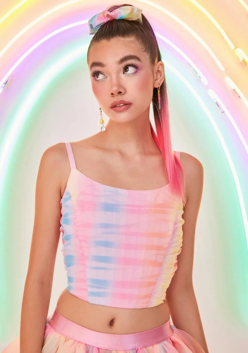 Dash Of Sparkle Tulle Corset Top