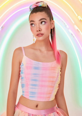 Dash Of Sparkle Tulle Corset Top