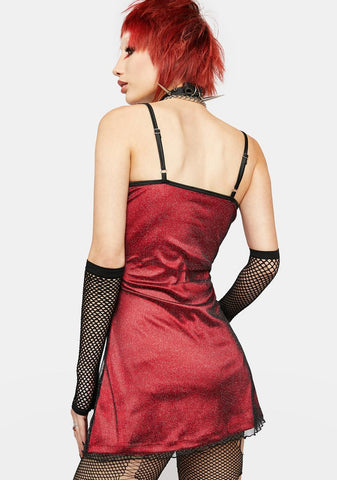 Vamp Angel Mesh Mini Dress