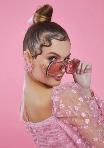 Baby Flutter Queen Glitter Sunglasses