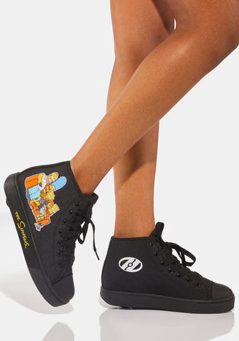 Hustle The Simpsons High Tops