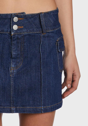 Playing Hooky Mini Skirt