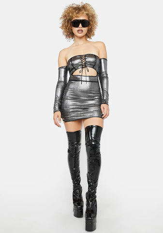 Cool And Collected Mini Dress