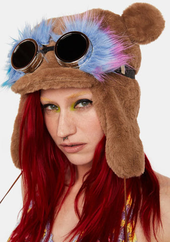 Electric Animal Fuzzy Goggles