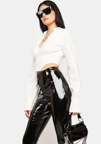 Hardly Bothered Corset Top