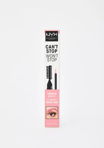Pink Can't Stop Won't Stop Longwear Brow Kit