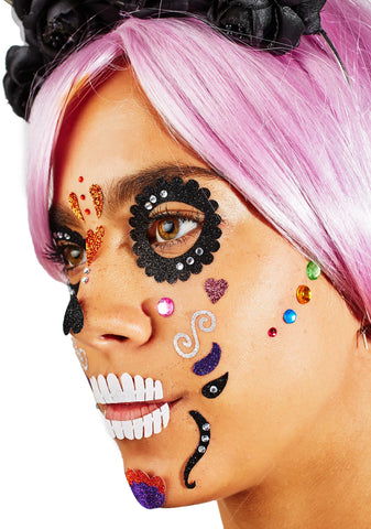 Day Of The Dead Face Jewels