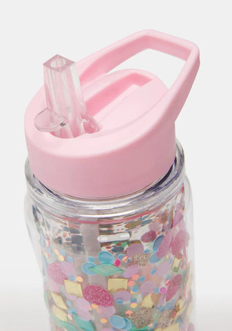 Be A Gem Confetti Water Bottle