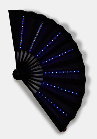 Blue Light Up Fan
