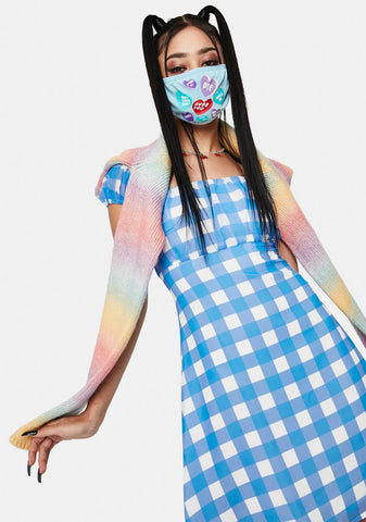 Sugar Junkie Candy Hearts Face Mask