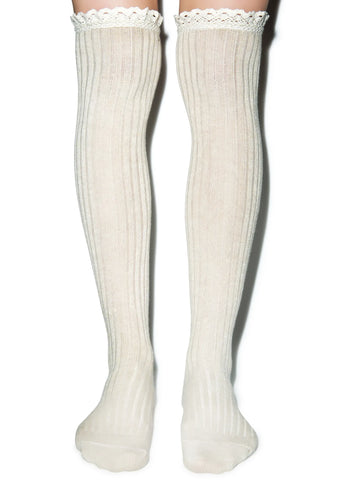 All About That Lace Knee High Socks