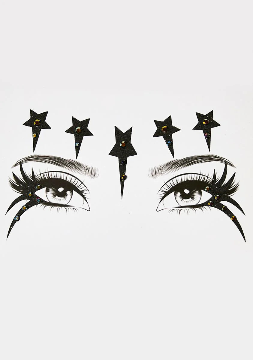 Dark Star Face And Body Jewels